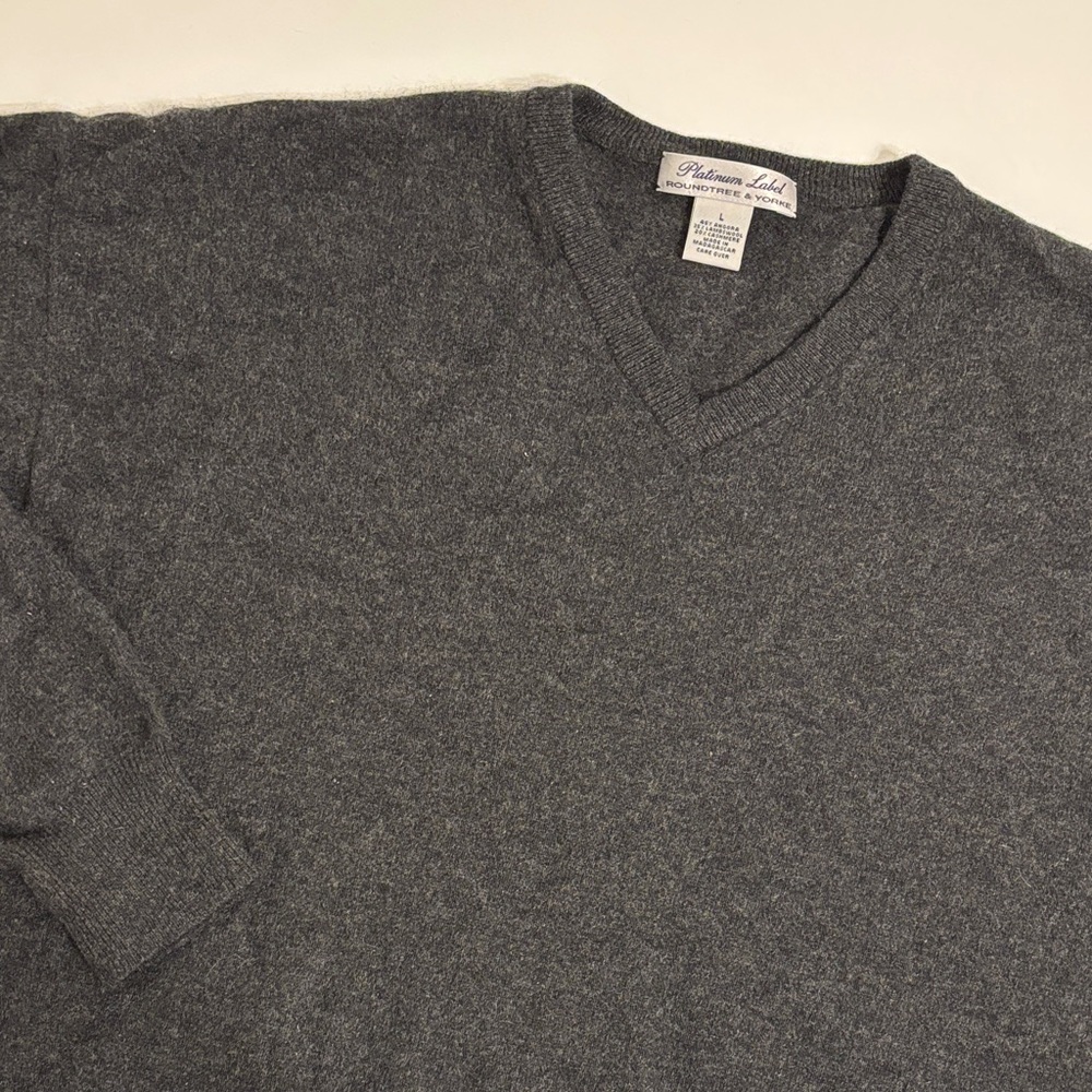 Men’s Cashmere blend sweater - L